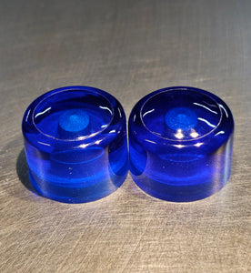 Transparent Blue Retro Knobs