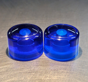 Transparent Blue Retro Knobs