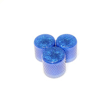 Load image into Gallery viewer, Flat Top Barrel Knob - Blue Glitter